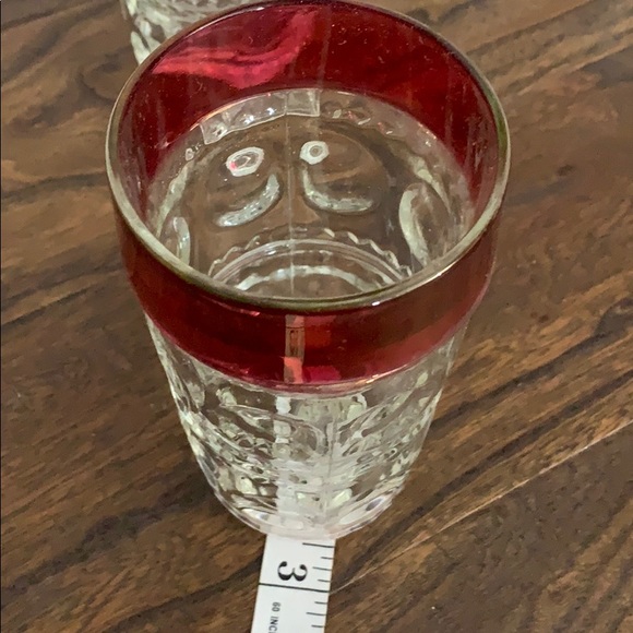 4 piece Vintage Colony Ruby Crown Tea Set - Picture 8 of 8